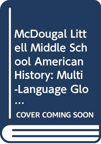 9780618821594: McDougal Littell Middle School American History: Multi-Language Glossary by M...