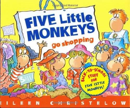 Stock image for Five Little Monkeys Go Shopping for sale by Better World Books
