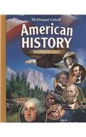 Stock image for American History, Grades 6-8 Beginnings to 1914: Mcdougal Littell American History (McDougal Littell Middle School American History) for sale by HPB-Red