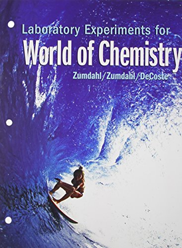 Beispielbild fr McDougal Littell World of Chemistry Laboratory Experiments zum Verkauf von ThriftBooks-Dallas