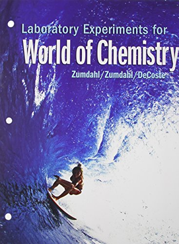 

Laboratory Experiments World of Chemistry
