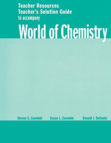 Stock image for World of Chemistry Teacher Solution Guide, Grade 2 for sale by ThriftBooks-Atlanta