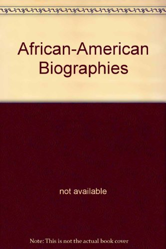 Stock image for McDougal Littell Creating America: African American Biographies for sale by ThriftBooks-Atlanta