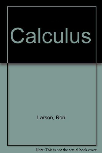 Calculus (9780618832934) by Larson, Ron