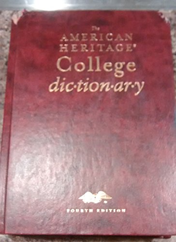 Stock image for The American Heritage College Dictionary, Fourth Edition for sale by SecondSale