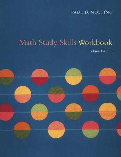 Beispielbild fr Math Study Skills Workbook zum Verkauf von Better World Books