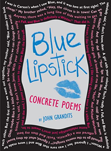 Stock image for Blue Lipstick: Concrete Poems [Paperback] Grandits, John for sale by Mycroft's Books