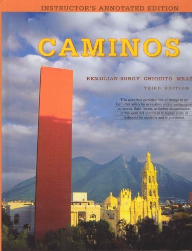 Stock image for Caminos (3rd edition) for sale by Book Booth