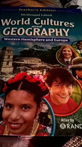 9780618887378: McDougal Littell Middle School World Cultures and Geography: Teacher's Edition Western Hemisphere and Europe 2008