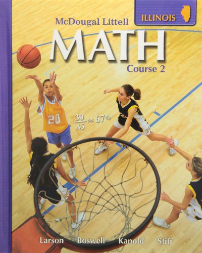 Stock image for McDougal Littell Middle School Math Illinois: Student Edition Course 2 for sale by Byrd Books