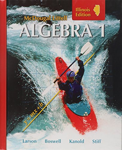 Beispielbild fr McDougal Littell Algebra 1 (Illinois Edition), Grades 9-12 zum Verkauf von Better World Books