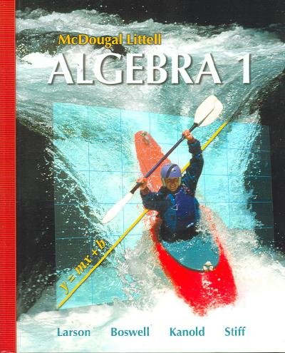 Imagen de archivo de McDougal Littell Algebra 1 Arizona: Student Edition 2008 a la venta por KuleliBooks