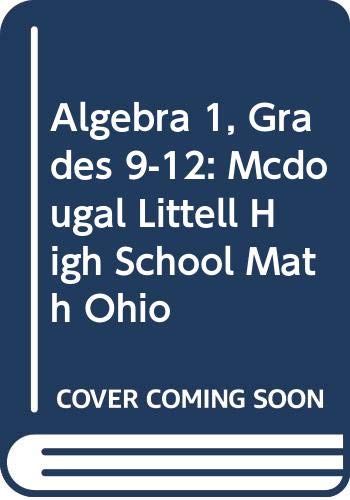 Imagen de archivo de McDougal Littell High School Math Ohio: Student Edition Algebra 1 2008 a la venta por ThriftBooks-Dallas