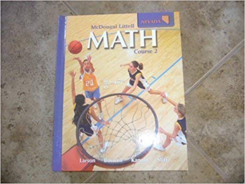 Stock image for Math Course 2, Grades 6-8: Mcdougal Littell Middle School Math Wisconsin for sale by TextbookRush