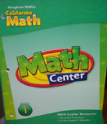 Stock image for Houghton Mifflin Mathmatics California: Math Center Resources Level 1 for sale by Hawking Books