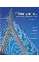 9780618889372: Calculus Concepts: An Informal Approach to the Mathematics of Change