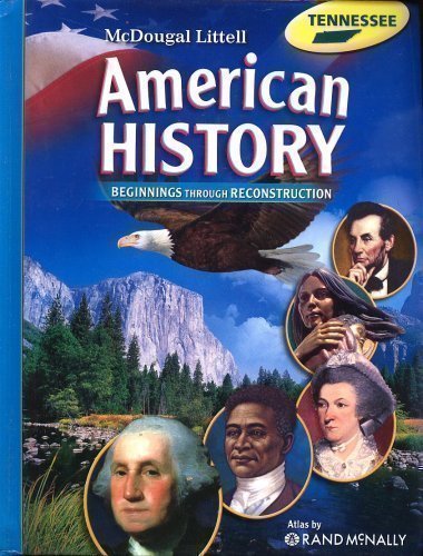 Stock image for McDougal Littell Middle School American History: Student Edition Grades 6-8 Beginnings Through Reconstruction 2008 for sale by HPB-Red