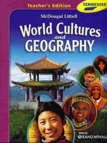 Stock image for World Cultures And Geography, Grades 6-8: TN Teacher's Edition With Answers (2008 Copyright) for sale by ~Bookworksonline~