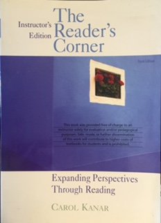 Stock image for The Reader's Corner Instructor's Edition for sale by Book Booth