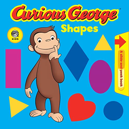 Stock image for Curious George Shapes (Cgtv Pull Tab Board Book) (Curious George Board Books) for sale by WorldofBooks