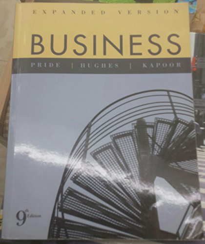 Beispielbild fr Business, Expanded Version zum Verkauf von Wonder Book