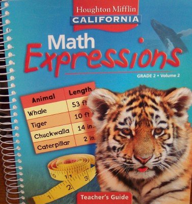 9780618895519: Math Expressions Teacher's Guide Grade 2 (California Volume 2)