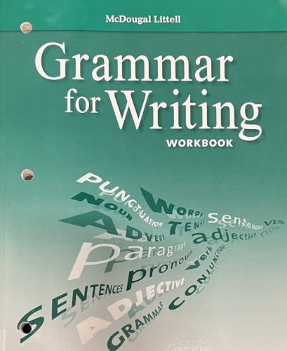 Stock image for McDougal Littell Literature: Grammar for Writing Workbook Grade 8 for sale by SecondSale