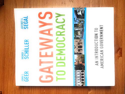 Stock image for Gateways to Democracy: An Introduction to American Government (Available Titles CengageNOW) for sale by SecondSale