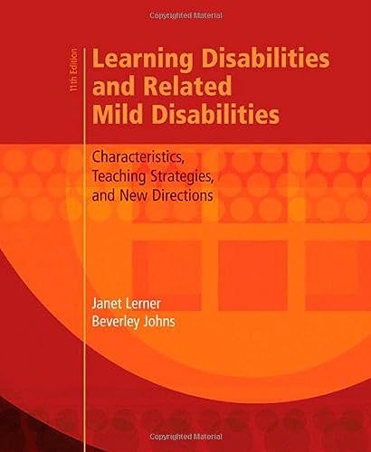 Imagen de archivo de Learning Disabilities and Related Mild Disabilities : Characteristics, Teaching Strategies, and New Directions a la venta por Better World Books