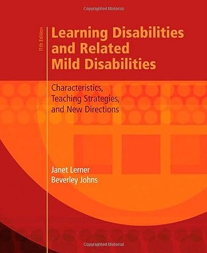 9780618907212: Learning Disabilities and Related Mild Disabilities: Characteristics, Teaching Strategies, and New Directions