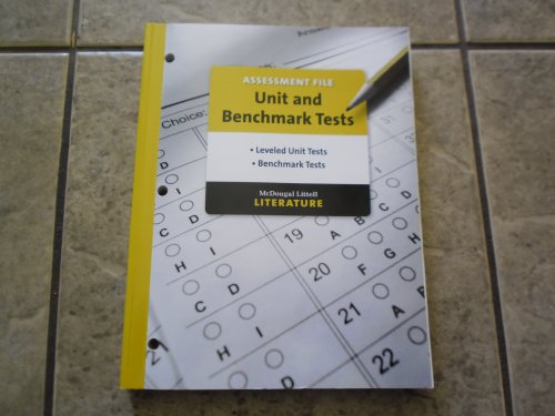Assessment File,Unit and Benchmark Test 6 (9780618907380) by McDougal Littell