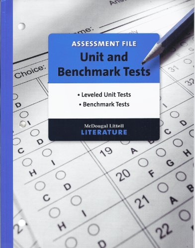 Beispielbild fr McDougal Littell Literature Assessment File Unit and Benchmark Tests Grade 10 zum Verkauf von Booksavers of MD