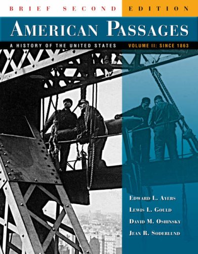 9780618914104: American Passages: A History of the United States, Volume 2: Since 1863, Brief