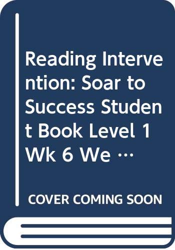 Imagen de archivo de Houghton Mifflin Reading Intervention : Soar to Success Student Book Level 1 Wk 6 We Can Go a la venta por Better World Books