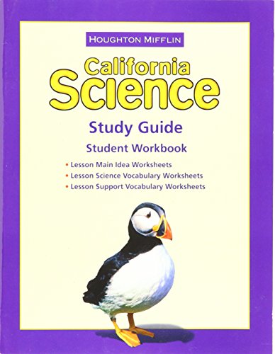 Beispielbild fr Science Study Guide Consumable Level 3: Houghton Mifflin Science California zum Verkauf von BooksRun