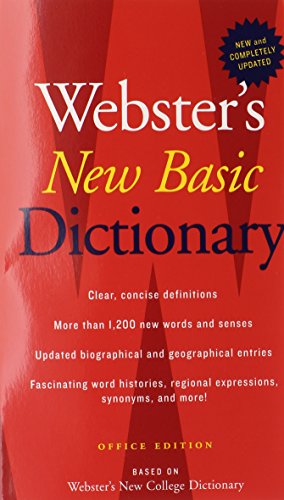 Beispielbild fr Webster's New Basic Dictionary, Office Edition zum Verkauf von Better World Books