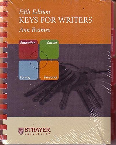 9780618947645: Keys For Writers