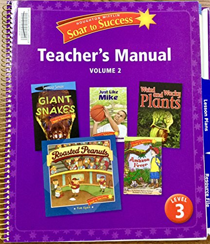 Stock image for Soar to Success Teacher's Manual Level 3 Volume 2 for sale by Booksavers of MD