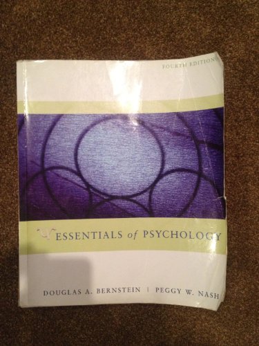 Beispielbild fr Essentials of Psychology zum Verkauf von HPB-Red