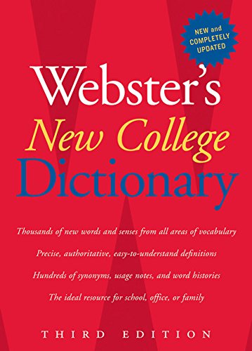 Stock image for Webster's New College Dictionary, Third Edition for sale by Reliant Bookstore