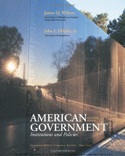 9780618956128: American Government: Institutions and Policies