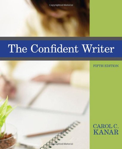 Stock image for The Confident Writer for sale by Once Upon A Time Books