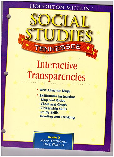 9780618964956: Houghton Mifflin Social Studies Tennessee: Skillbuilder Transparencies Lv 3