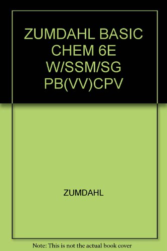 BASIC CHEM.-W/SOLN.MAN..+SG >C (9780618973903) by Steven S. Zumdahl