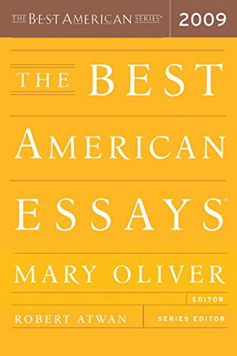 Imagen de archivo de The Best American Essays 2009 a la venta por Firefly Bookstore