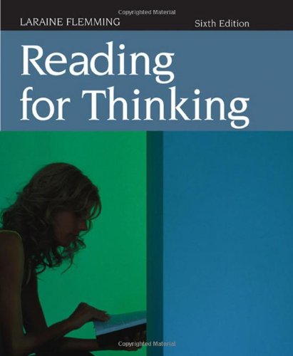 Imagen de archivo de Reading for Thinking a la venta por Better World Books