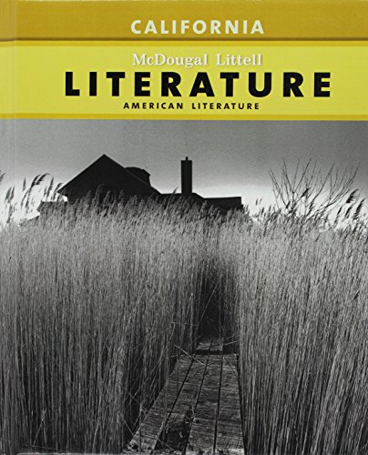 Imagen de archivo de McDougal Littell Literature: Pupil's Edition American Literature CA 2009 a la venta por ThriftBooks-Dallas