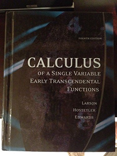 9780618989782: Calculus of Single Variable Early Transcendental Functions [Gebundene Ausgabe...