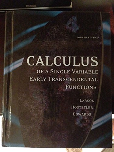 Stock image for Calculus of Single Variable Early Transcendental Functions for sale by SecondSale