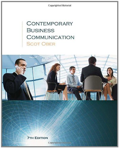 Stock image for Contemporary Business Communication Seventh Edition for sale by Goodwill of Colorado